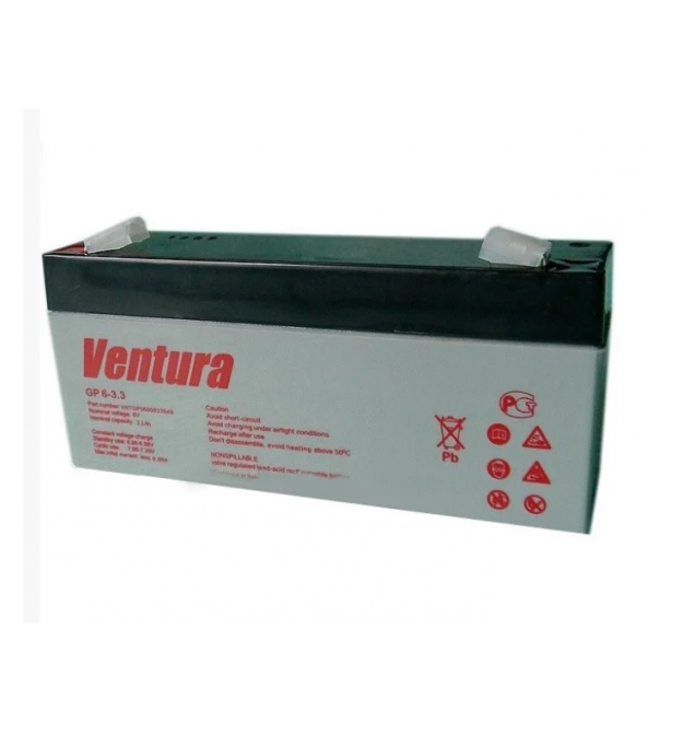Аккумуляторная батарея Ventura 6V 3,3Ah (125*33*66)