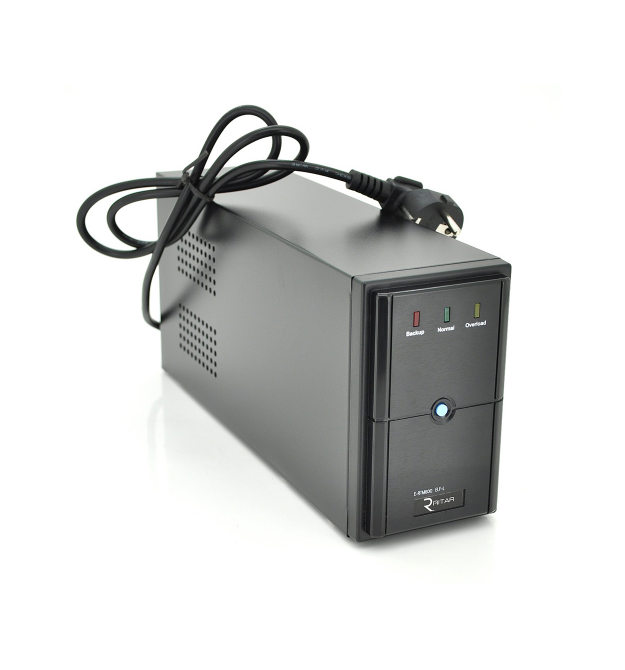 ИБП Ritar E-RTM600L-U (360W) ELF-L, LED, AVR, 2st, USB, 2xSCHUKO socket, 1x12V7Ah, металлический Case Q4 (370*130*210) 4,8 кг