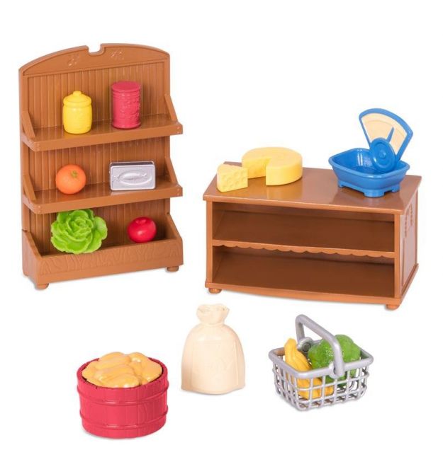 Li`l Woodzeez Набір аксесуарів - Продуктові полички