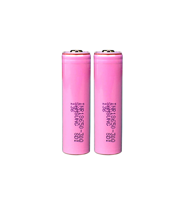 Аккумулятор 18650 Li-Ion Samsung INR18650-30Q, 3000mAh, 30A, 4.2 - 3.6 - 2.5V, PINK, OEM