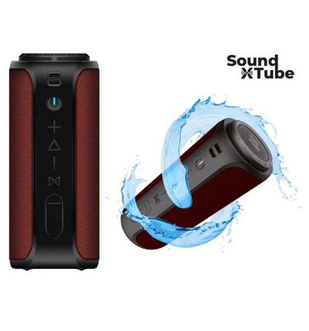2E Акустична система SoundXTube TWS, MP3, Wireless, Waterproof Red