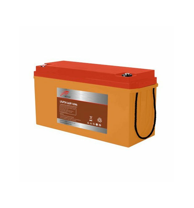Аккумуляторная батарея Ritar LiFePO4 25,6V 100Ah 2560Wh BMS100(50)A@8S( 522 х 240 х 219 (224) ) Q1