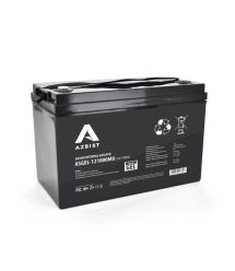 Аккумулятор AZBIST Super GEL ASGEL-121000M8, Black Case, 12V 100.0Ah ( 329 x 172 x 215 ) Q1 - 36