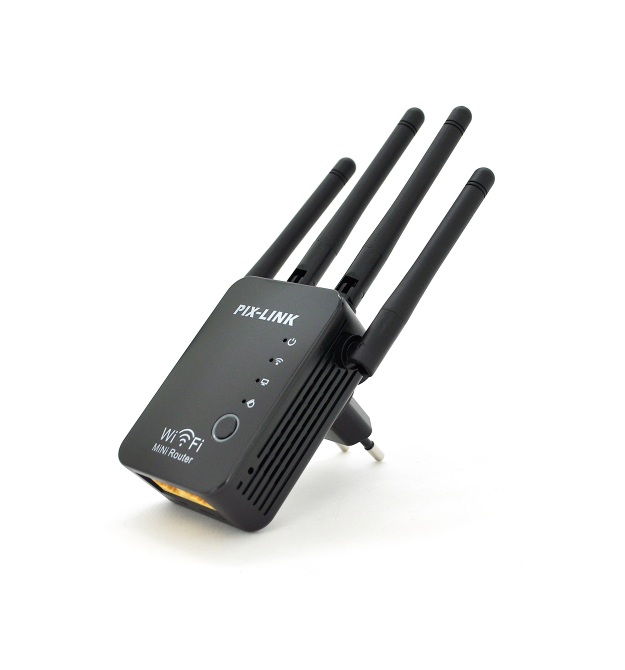 Усилитель WiFi сигнала с 4-мя встроенными антеннами LV-WR16, питание 220V, 300Mbps, IEEE 802.11b - g - n, 2.4-2.4835GHz, BOX