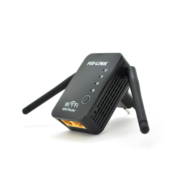 Усилитель WiFi сигнала с 2-мя встроенными антеннами LV-WR17, питание 220V, 300Mbps, IEEE 802.11b - g - n, 2.4-2.4835GHz, BOX