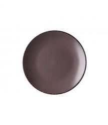 Тарелка обеденная Ardesto Lucca, 26 см, Grey brown, керамика