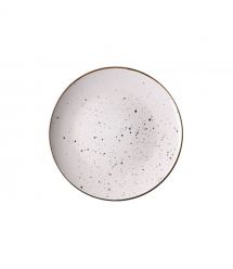 Тарелка обеденная Ardesto Bagheria, 26 см, Bright white, керамика