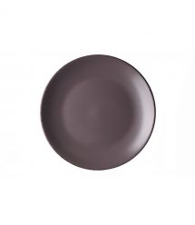Тарелка десертная Ardesto Lucca, 19 см, Grey brown, керамика