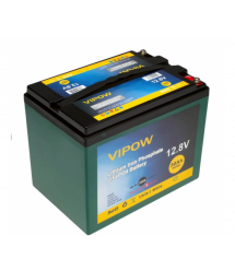 Акумуляторна батарея Vipow LiFePO4 12,8V 50Ah з вбудованою ВМS платою 40A, (229*138*208) Q2