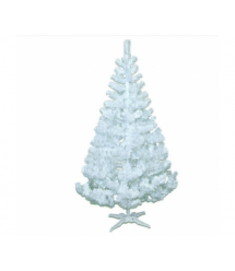 Штучна ПВХ ялинка (білі кінчики), 1.30м