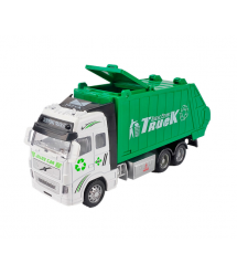 Детская машинка-мусоровоз, white-green