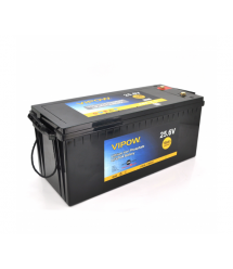 Аккумуляторная батарея Vipow LiFePO4 25,6V 100Ah со встроенной ВМS платой 80A (523*207*215)