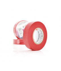 Изолента 3M 0,15мм*18мм*20м (красная), диапазон рабочих температур: от - 10С до + 80С, 10 шт