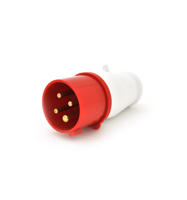 Вилка кабельная SF-014, 4 контакта, 3Р+E, 16А, 380V, IP44