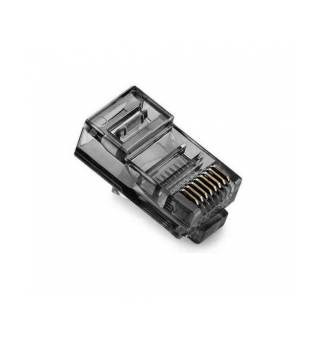 Коннектор Merlion RJ-45 8P8C UTP Cat-5 (100 шт - уп.) Q100 Black в тубе