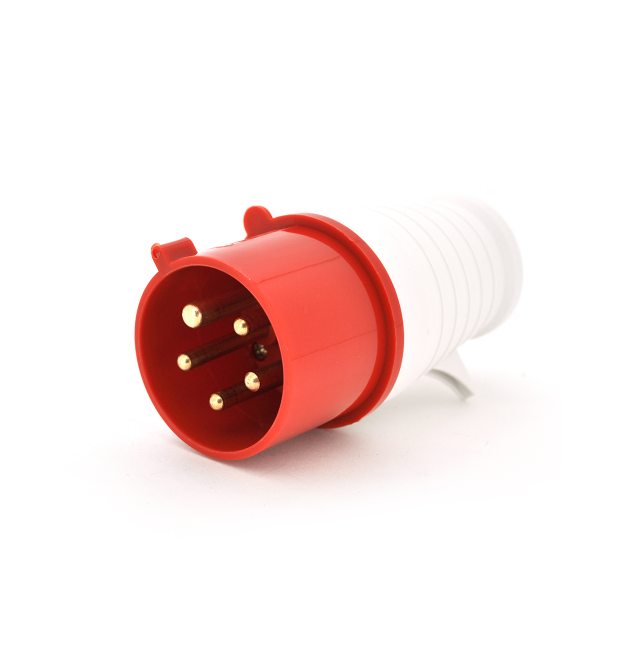Вилка кабельна SF-025, 5 контактів, 3Р+N+E, 32А, 380V, IP44