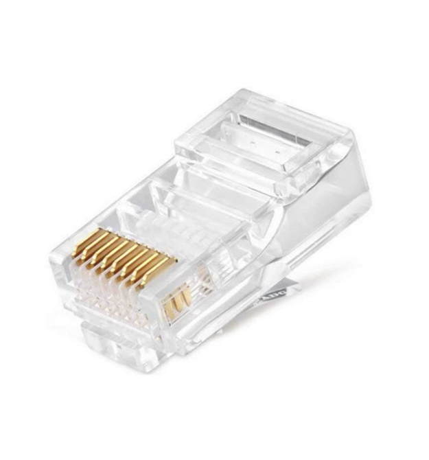 Коннектор PiPo RJ-45 8P8C UTP Cat-5 (100 шт - уп.) Q100