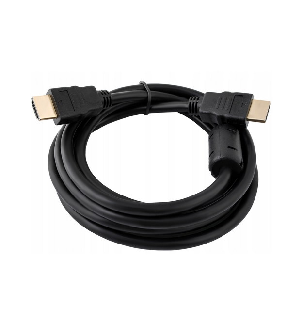 Кабель Merlion HDMI-HDMI HIGH SPEED 2.0m, v1.4, OD-7.5mm, круглый Black, коннектор Black, (Пакет), Q200