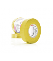 Изолента 3M 0,15мм*18мм*20м (желтая), диапазон рабочих температур: от - 10С до + 80С, 10 шт