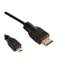 Кабель HDMI (папа) A-C mini (папа), 1.5m, черный, Пакет, Q100