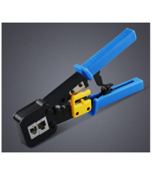 Инструмент Merlion EZ-RJ45 с храповиком для обжимки RJ-45 (8P8C) и RJ-12 - 11 (6P6C), 4P - 6P - 8P