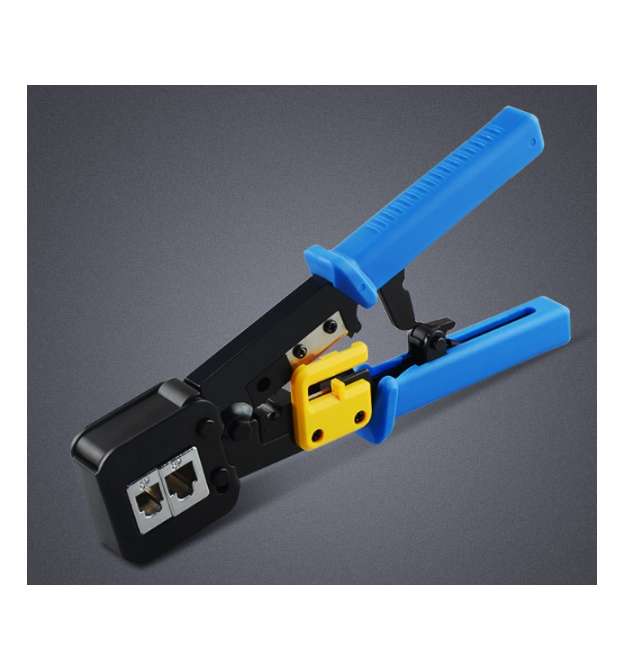 Инструмент Merlion EZ-RJ45 с храповиком для обжимки RJ-45 (8P8C) и RJ-12 - 11 (6P6C), 4P - 6P - 8P