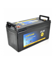 Акумуляторна батарея Vipow LiFePO4 25,6V 50Ah з вбудованою ВМS платою 40A (330*175*225)
