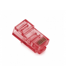 Коннектор Merlion RJ-45 8P8C UTP Cat-5 (100 шт - уп.) Q100 Red в тубе