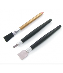 Набор инструментов BAKKU BK-7280-C ( шпателёк, щётка с ластиком, скальпель), Blister