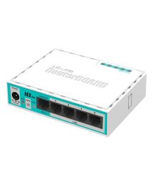 MikroTiK Маршрутизатор hEX lite 5xFE, RouterOS L4 (RB750r2)