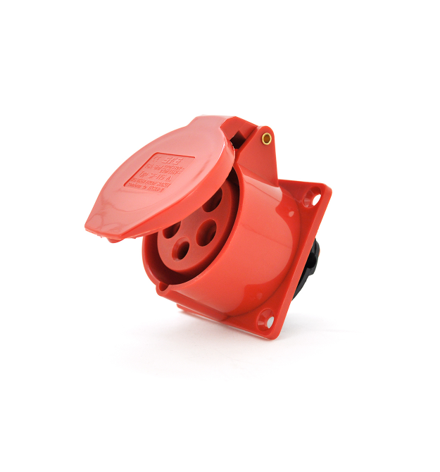 Розетка накладная прямая SF-315, 5 полюсов, 3Р+N+E, 16А, 380V, IP44