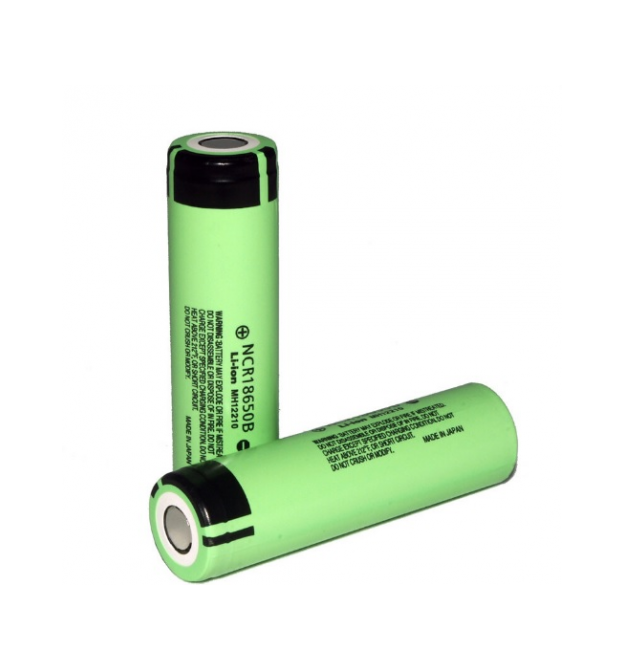 Акумулятор 18650 Li-Ion Panasonic NCR18650B Protected, 3400mAh, 6.8A, 4.2 - 3.6 - 2.5V, 2 шт. в упаковці, ціна за 1 шт.