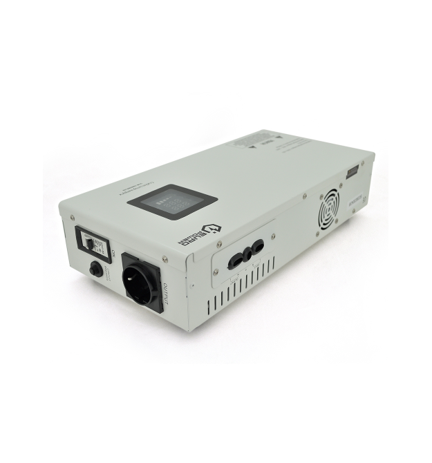 Стабилизатор напряжения релейный настенного монтажа Europower SLIM-1000SBR LED, 1000VA 700W, 140-270Vac, SHUKO 2, Q1