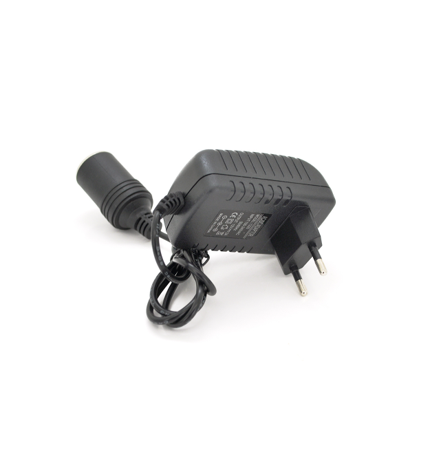 Импульсный адаптер питания LGY-1202В, AC110-240V - DC12V 2А (24W ) с прикуривателем