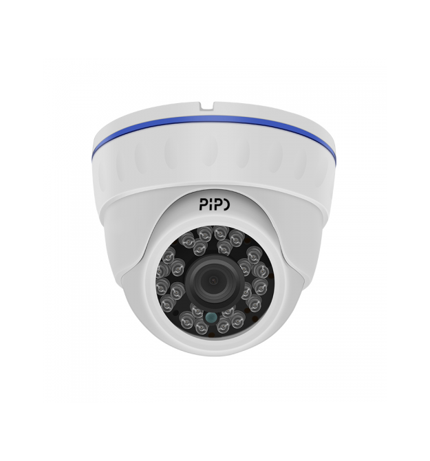 2MP мультиформатна камера PiPo в металевому куполі PP-D1O24F200ME 3,6 (мм)
