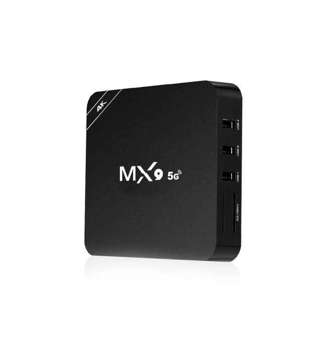 Медиа приставка MX9 4K 4 - 64G Smart TV Box (Android 9.0, ОЗУ 4Гб, 64Гб встроенной памяти,4-х ядерный процессор Cortex A7, ARM M