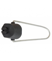 Натяжной зажим Н28 для самонесущих опт. кабелей типа 8 с вынесенным сил. элем. или круглого кабеля диам. от 4 до 6,5 мм, нагрузк