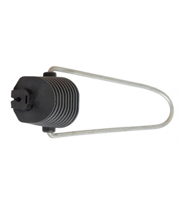 Натяжной зажим Н28 для самонесущих опт. кабелей типа 8 с вынесенным сил. элем. или круглого кабеля диам. от 4 до 6,5 мм, нагрузк