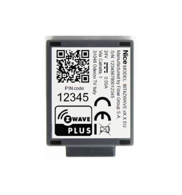 Модуль інтеграції Fibaro для автоматики воріт Nice BiDi-ZWave IBT4ZWAVE