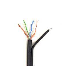 UTP 4*2*0.5-CU PE MT кат.5е (UTP медь наружный с несущим тросом) бухта 305м