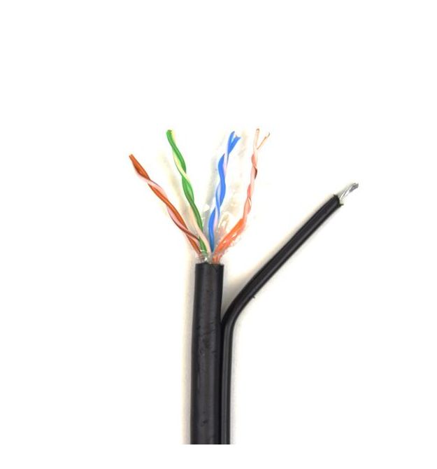 UTP 4*2*0.5-CU PE MT кат.5е (UTP медь наружный с несущим тросом) бухта 305м