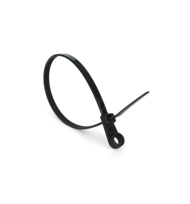 Стяжка Relfix 4 * 150 з кріпленням (100 шт/уп) чорна