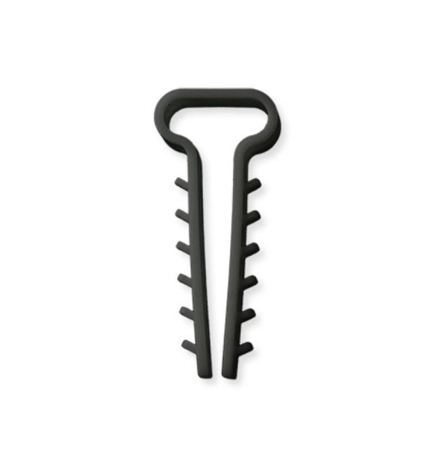 Дюбель-хомут ялинка Relfix 12x6 мм (100 шт/уп) чорний