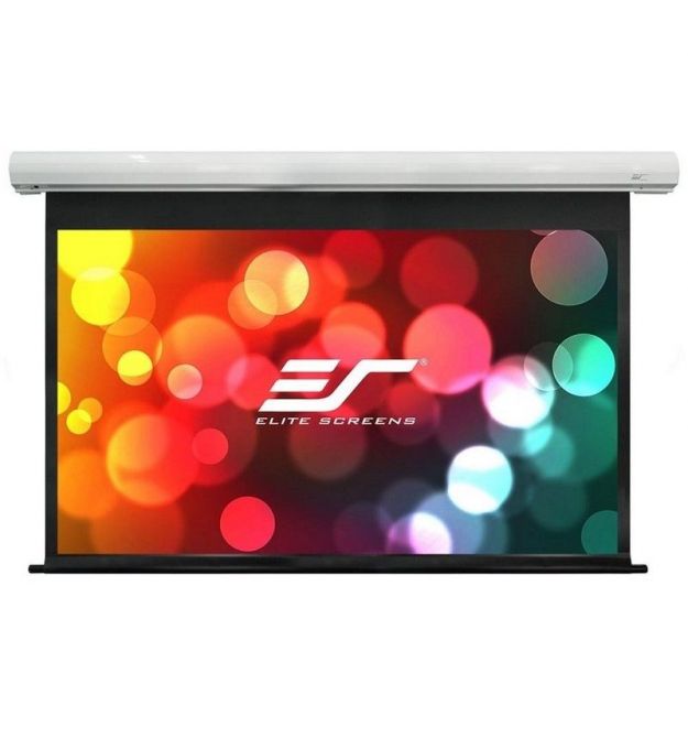 Экран EliteScreen моториз.SK150XHW-E6 150"/White FG/187x332/16:9/TopDrop 31/ДУ/триг.управл.