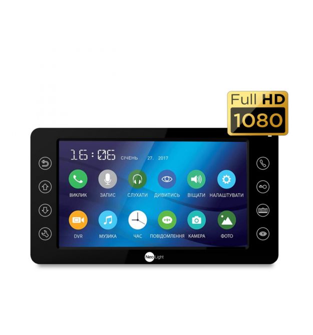 Видеодомофон Neolight Kappa+ HD Black