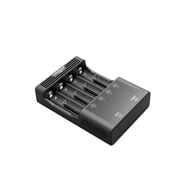 ЗУ универсальное Liitokala Lii-600, АЗУ+СЗУ, 4 канала,LCD дисплей, поддерживает Li-ion, Ni-MH и Ni-Cd AA (R6), ААA (R03), AAAA,