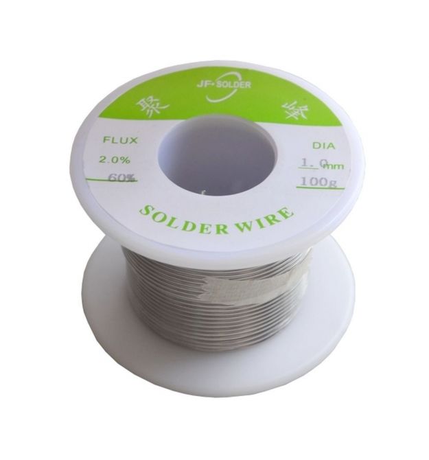 Припой ПОС-60 диаметр 1 мм 100 г на катушке