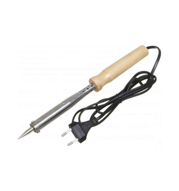 Паяльник TLW-100W 220V с деревянной ручкой