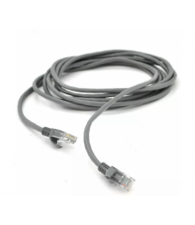 Патч-корд литой RITAR, CCA, UTP, RJ45, Cat.5e, 1.5m, серый Q1000