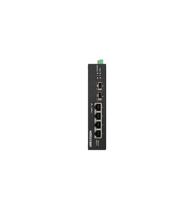 4-портовый неуправляемый POE коммутатор Hikvision DS-3T0506HP-E/HS